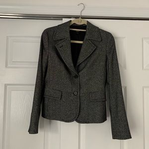 Black tweed blazer